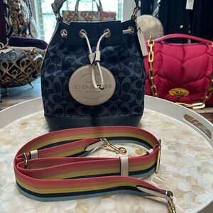 Coach Dempsey Bucket Bag in Signature Denim. So Nice!